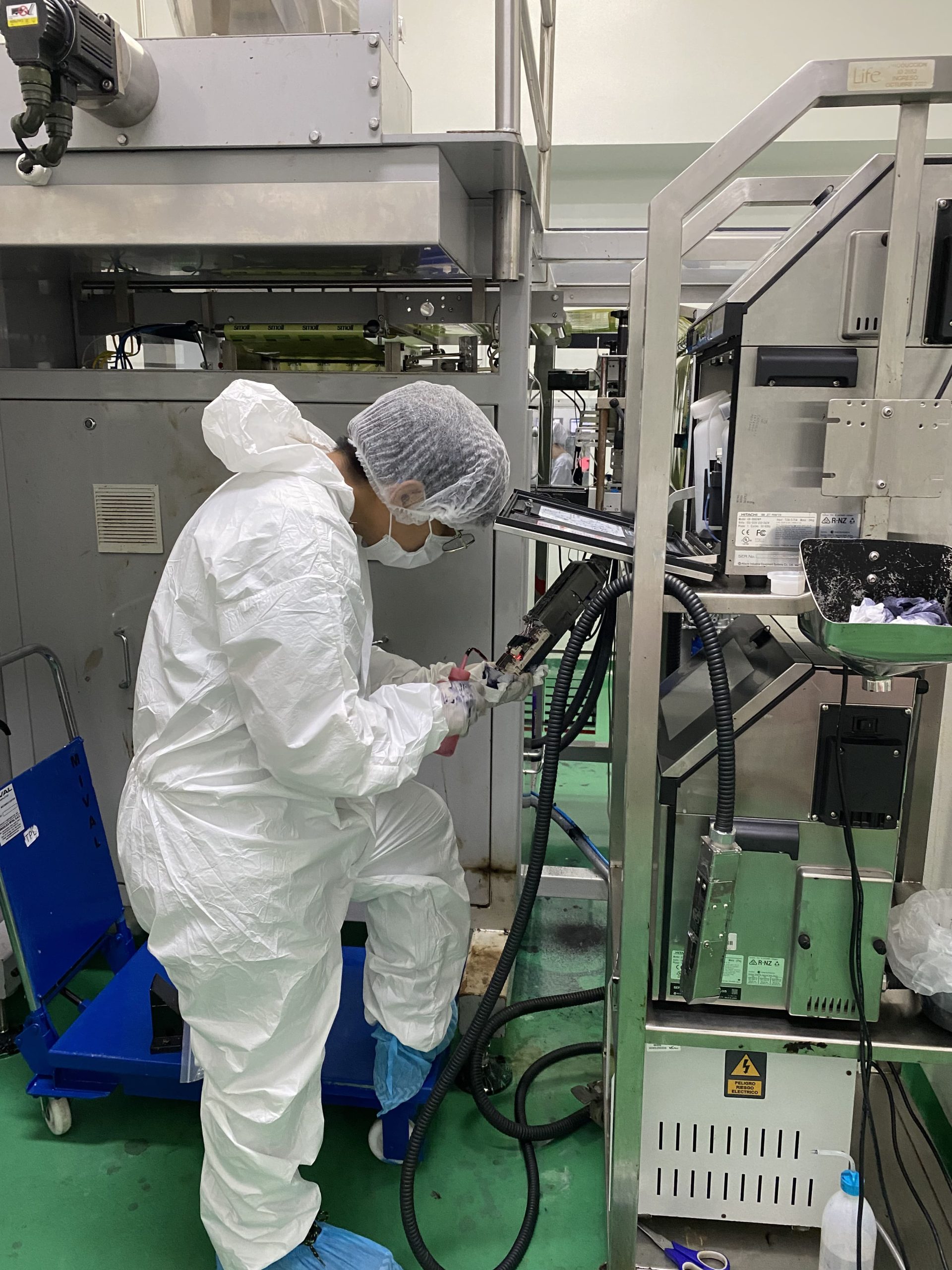 servicio técnico de codificadoras industriales en línea de producción